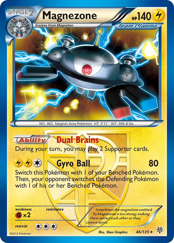 Magnezone (46/135) [Black & White: Plasma Storm] | Silver Goblin