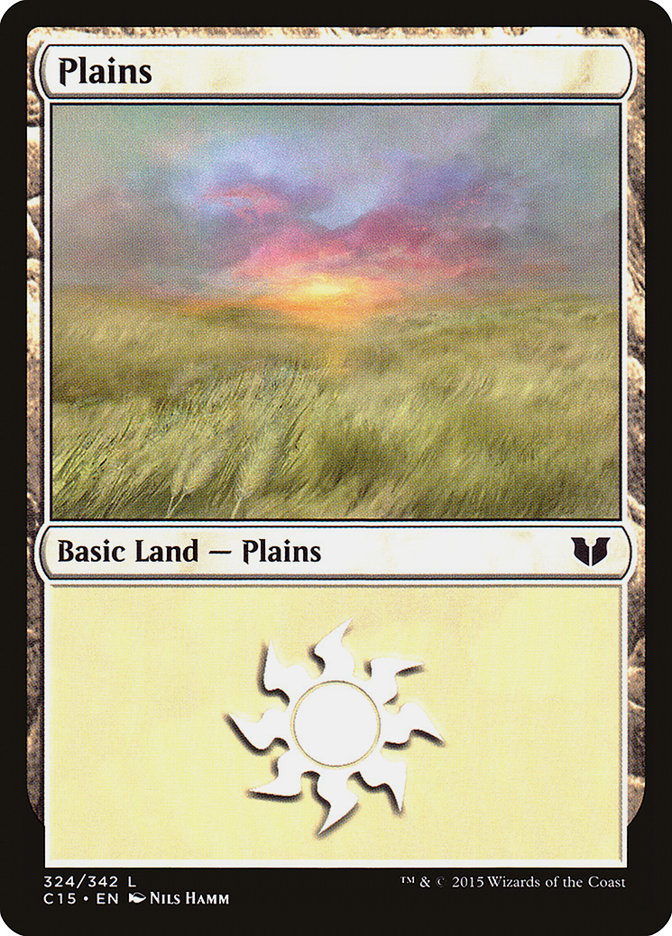 Plains (324) [Commander 2015] | Silver Goblin