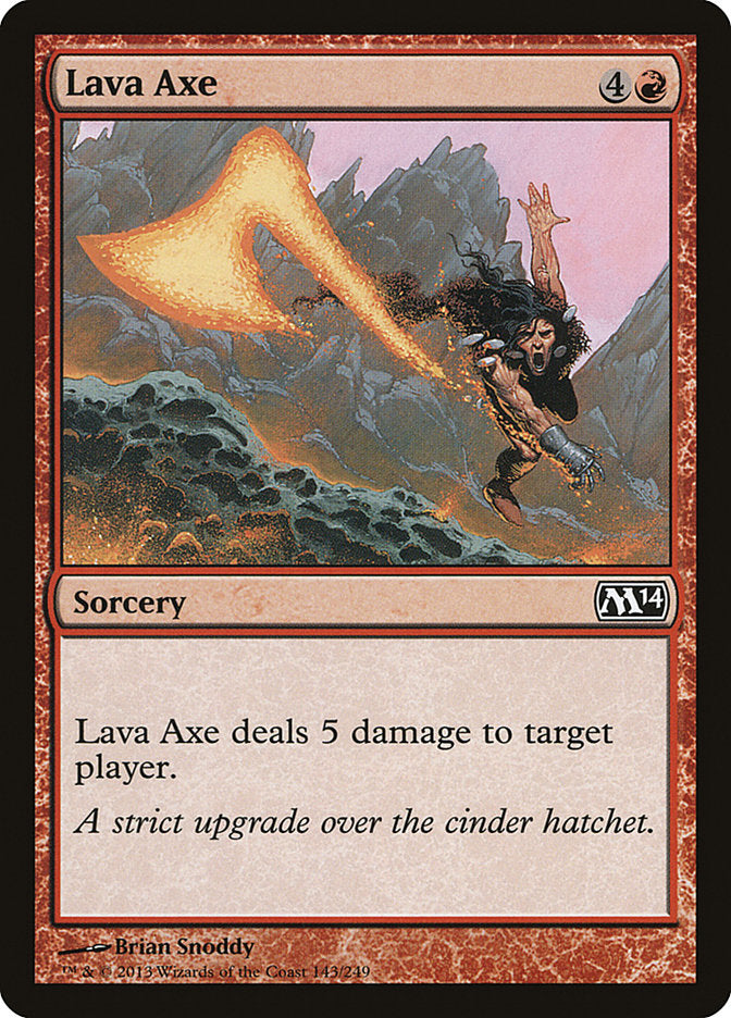 Lava Axe [Magic 2014] | Silver Goblin