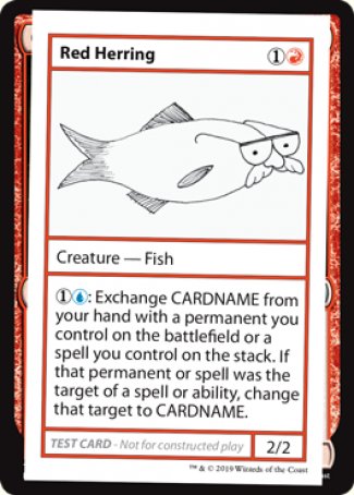 Red Herring (2021 Edition) [Mystery Booster Playtest Cards] | Silver Goblin