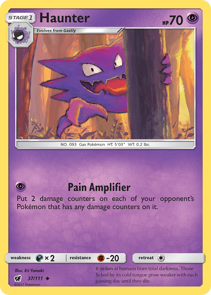 Haunter (37/111) [Sun & Moon: Crimson Invasion] | Silver Goblin