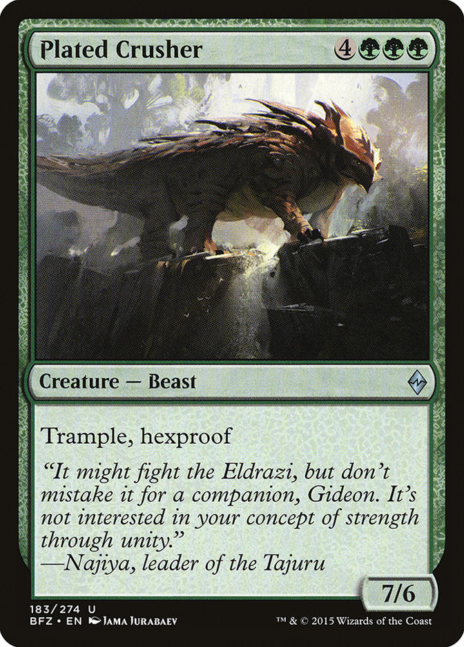 Plated Crusher [Battle for Zendikar] | Silver Goblin