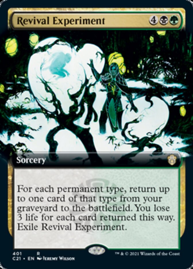 Revival Experiment (Extended Art) [Commander 2021] | Silver Goblin