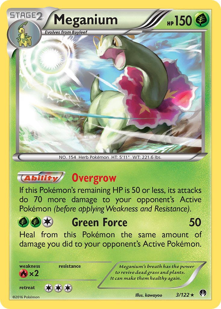 Meganium (3/122) [XY: BREAKpoint] | Silver Goblin