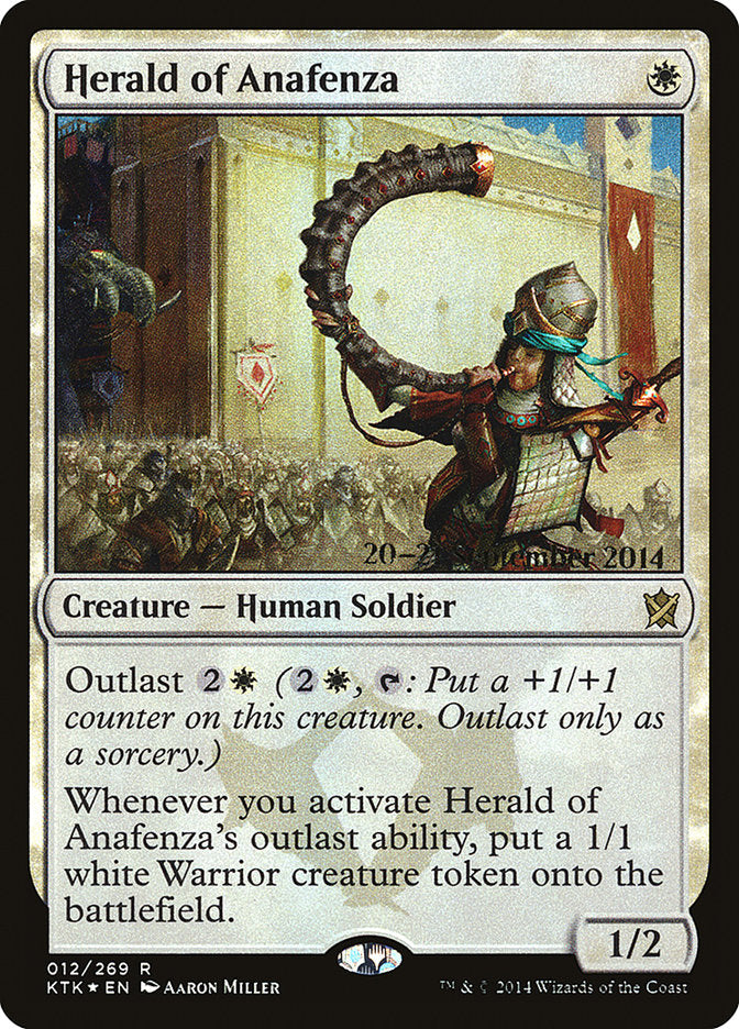 Herald of Anafenza [Khans of Tarkir Prerelease Promos] | Silver Goblin