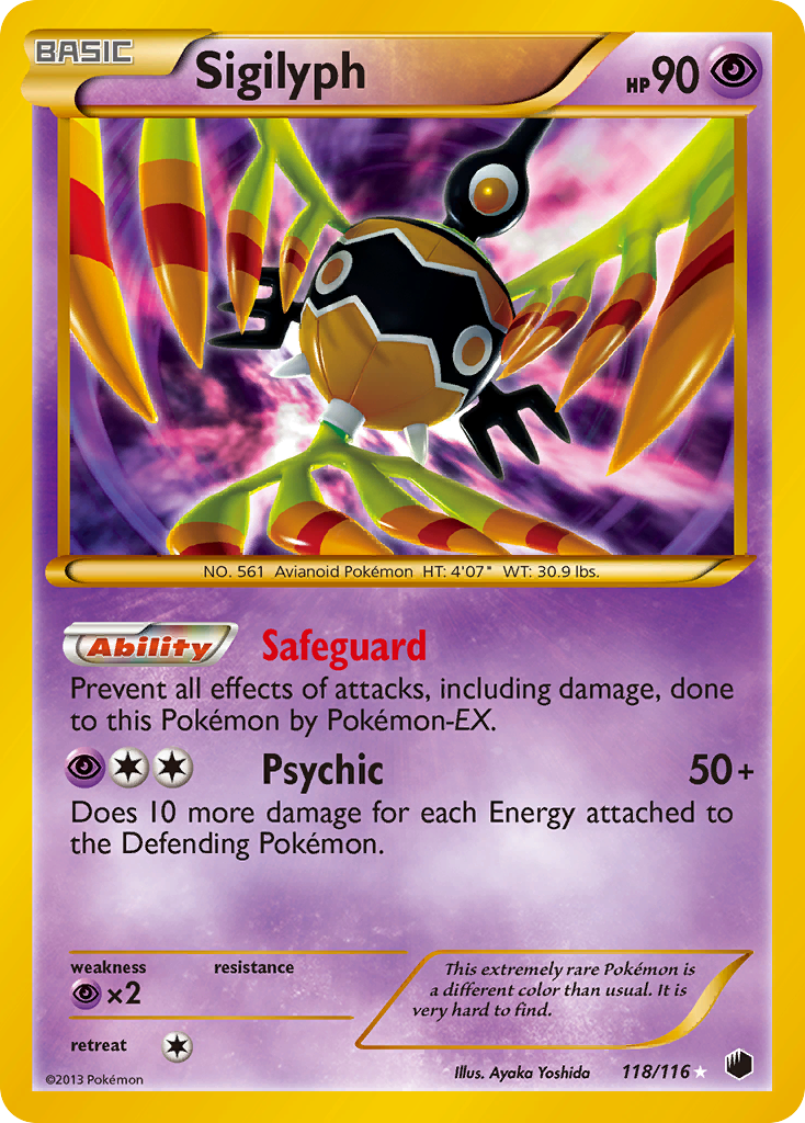 Sigilyph (118/116) [Black & White: Plasma Freeze] | Silver Goblin