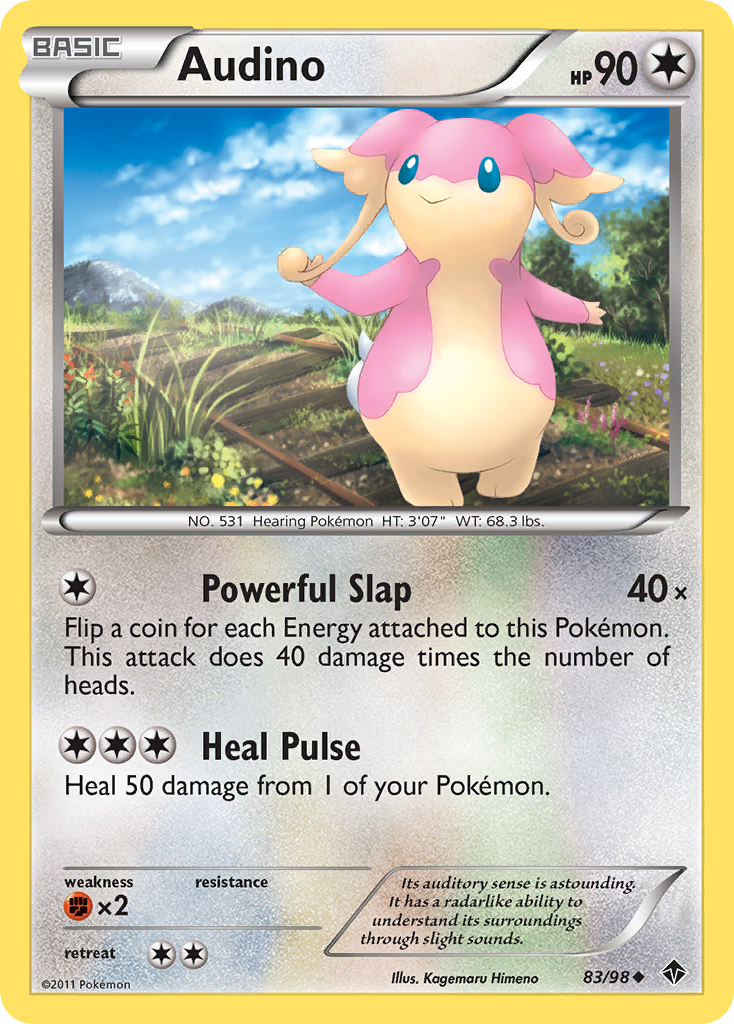 Audino (83/98) [Black & White: Emerging Powers] | Silver Goblin