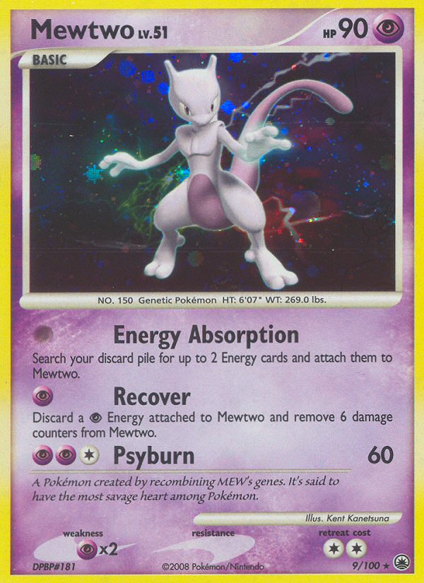 Mewtwo (9/100) [Diamond & Pearl: Majestic Dawn] | Silver Goblin