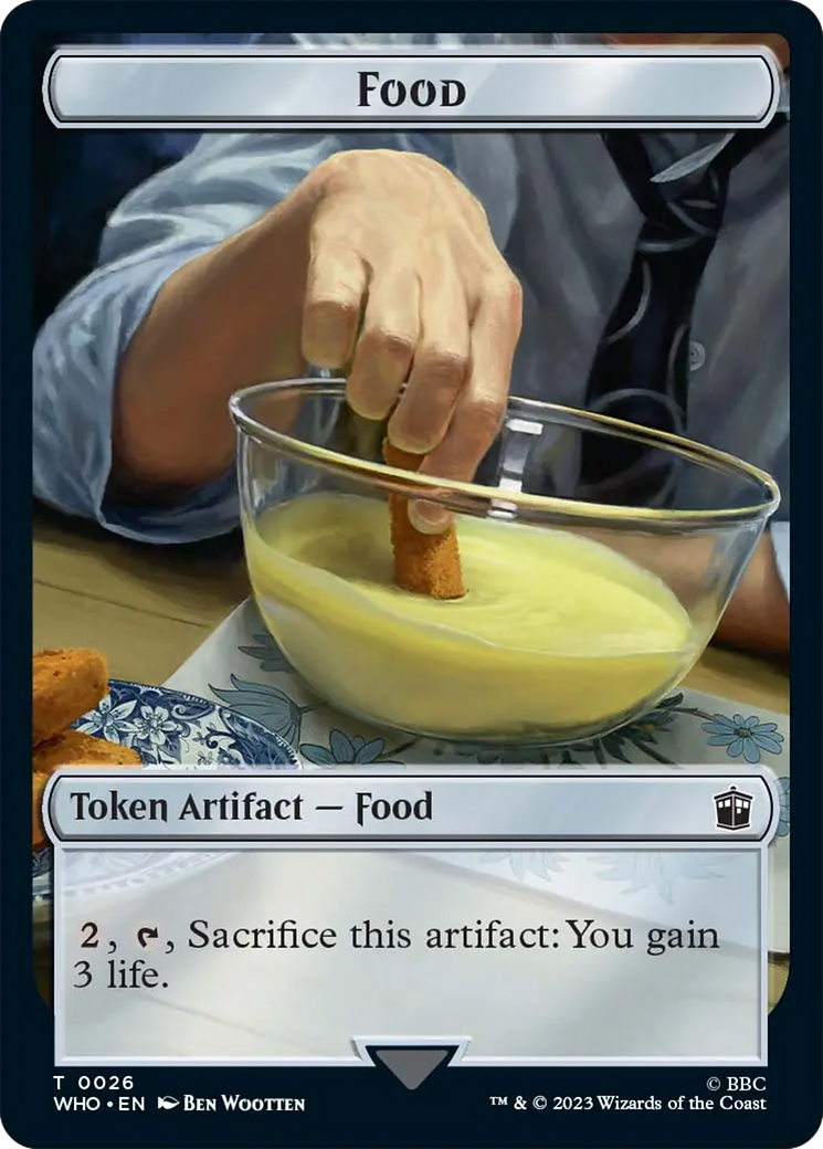 Food Token [Doctor Who Tokens] | Silver Goblin