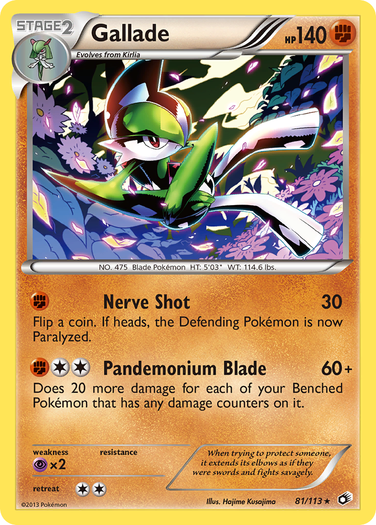 Gallade (81/113) [Black & White: Legendary Treasures] | Silver Goblin