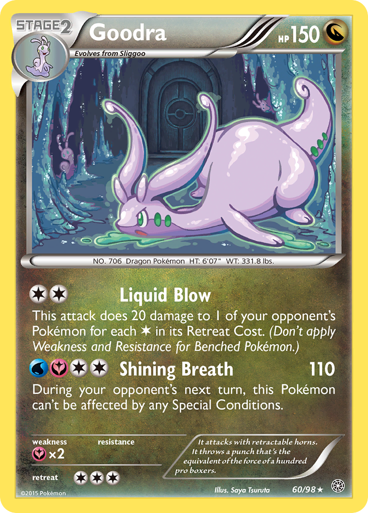 Goodra (60/98) [XY: Ancient Origins] | Silver Goblin