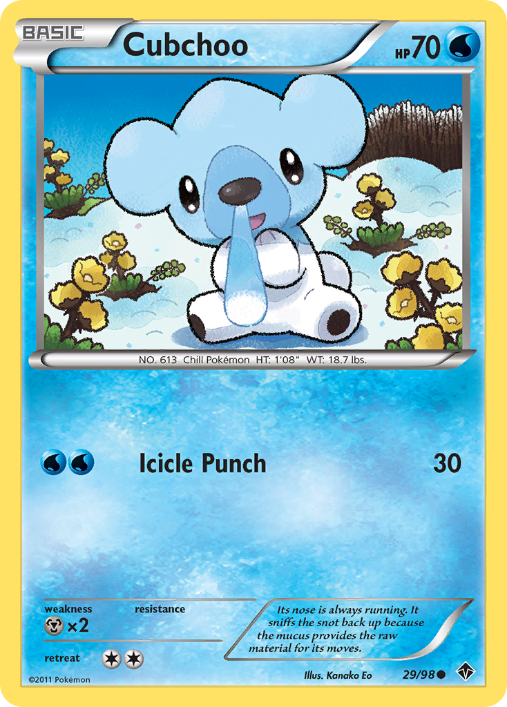 Cubchoo (29/98) [Black & White: Emerging Powers] | Silver Goblin