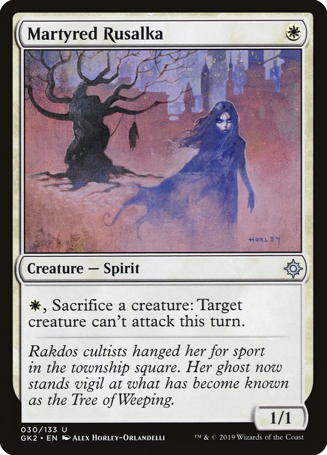 Martyred Rusalka [Ravnica Allegiance Guild Kit] | Silver Goblin