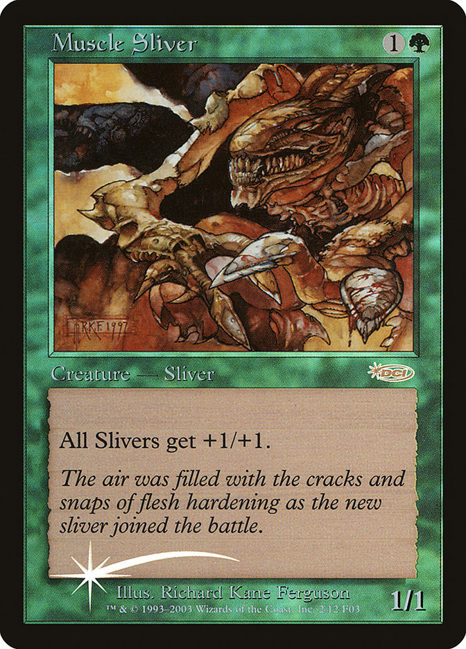 Muscle Sliver [Friday Night Magic 2003] | Silver Goblin