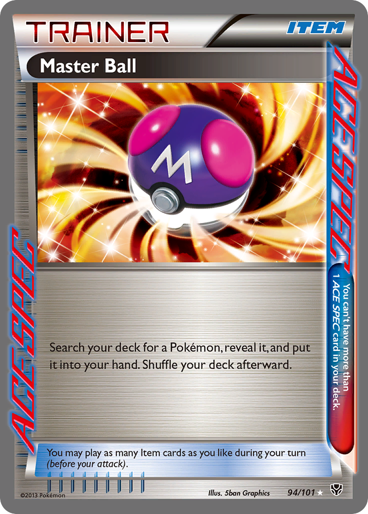 Master Ball (94/101) [Black & White: Plasma Blast] | Silver Goblin