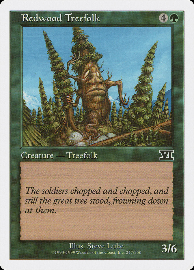 Redwood Treefolk [Classic Sixth Edition] | Silver Goblin