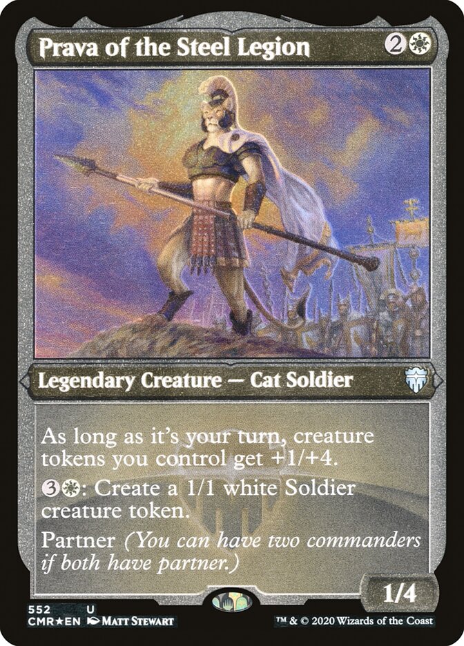 Prava of the Steel Legion (Etched) [Commander Legends] | Silver Goblin