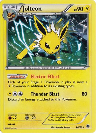 Jolteon (26/98) (Cosmos Holo) [XY: Ancient Origins] | Silver Goblin