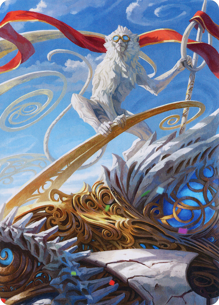 Ragavan, Nimble Pilferer Art Card [March of the Machine Art Series] | Silver Goblin