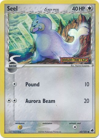 Seel (62/101) (Delta Species) (Stamped) [EX: Dragon Frontiers] | Silver Goblin