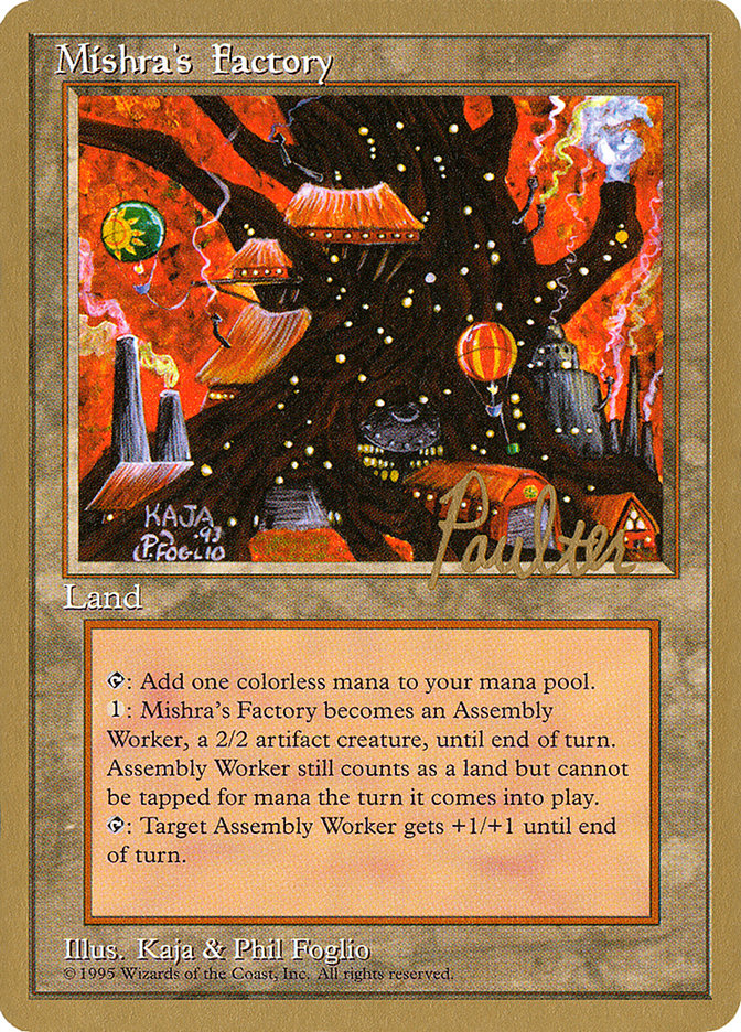 Mishra's Factory (Preston Poulter) [Pro Tour Collector Set] | Silver Goblin