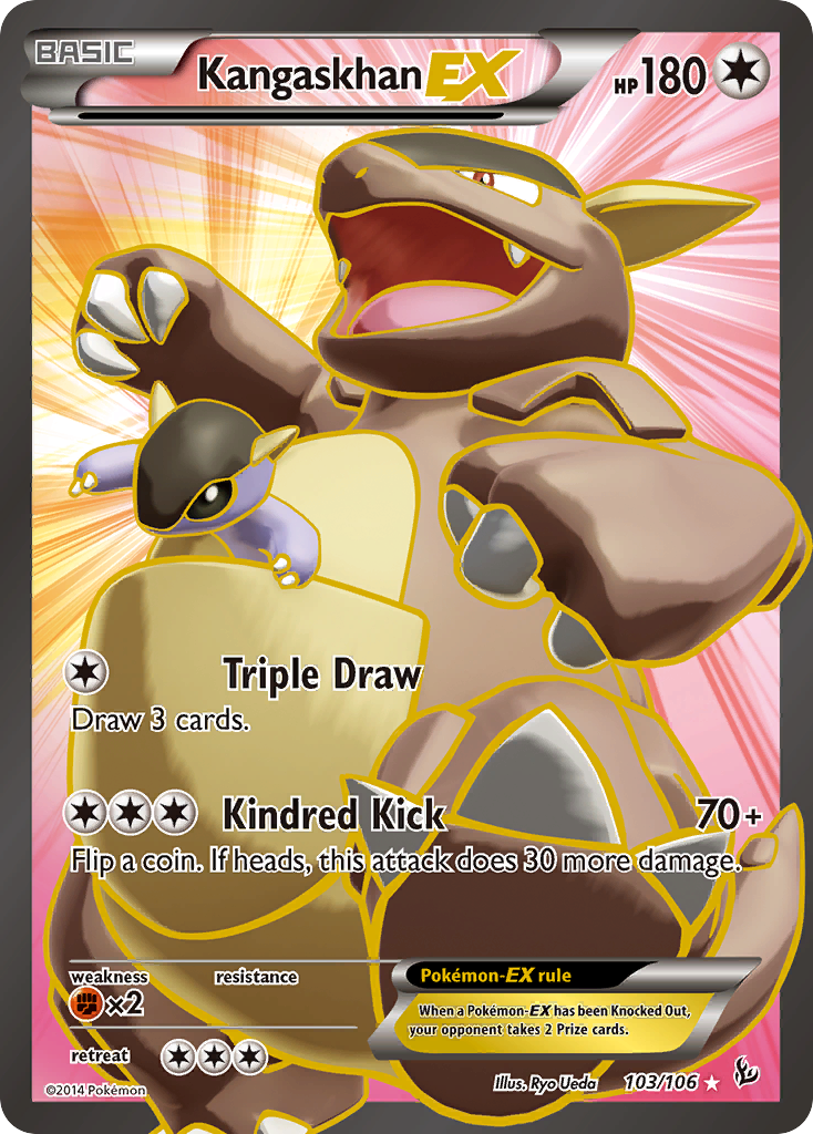 Kangaskhan EX (103/106) [XY: Flashfire] | Silver Goblin