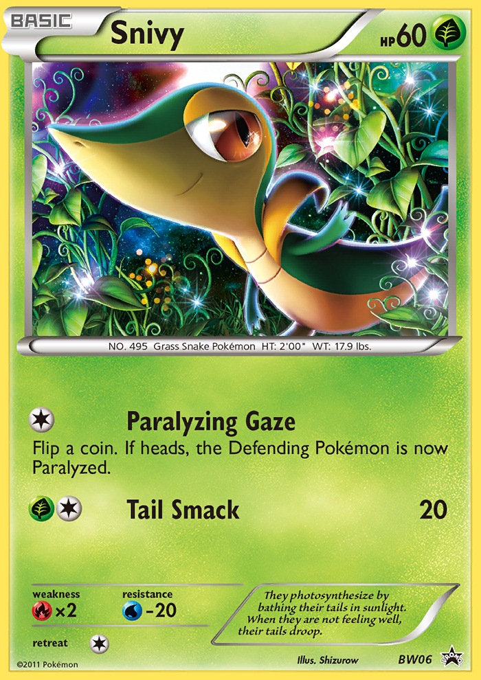 Snivy (BW06) [Black & White: Black Star Promos] | Silver Goblin