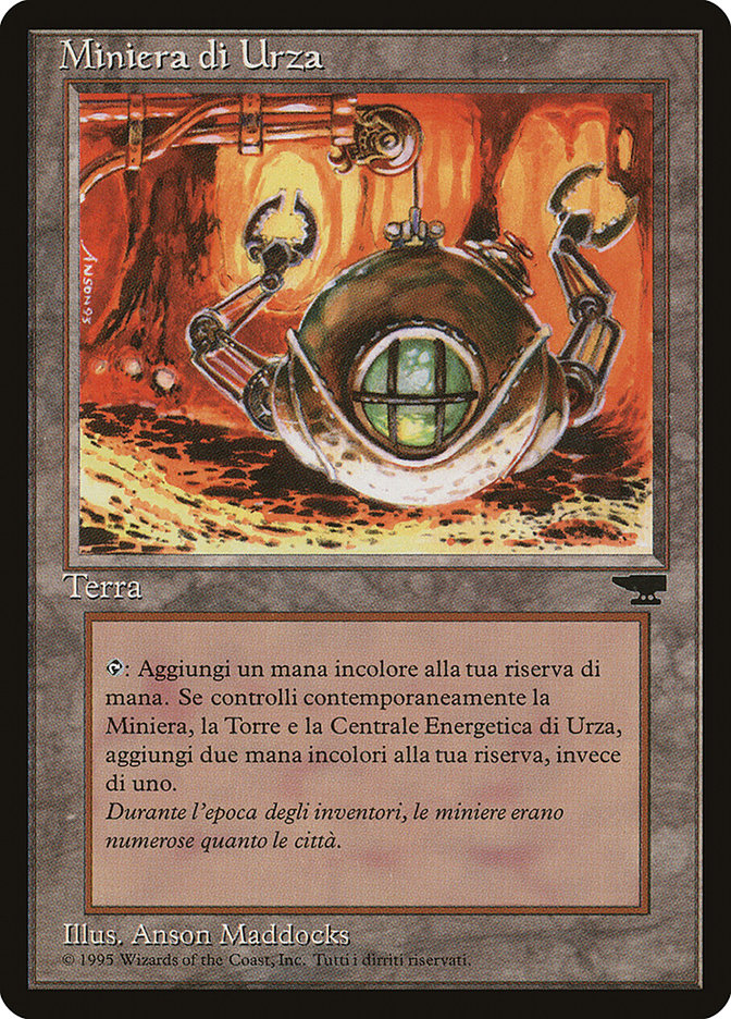 Urza's Mine (Mouth) (Italian) - "Miniera di Urza" [Rinascimento] | Silver Goblin