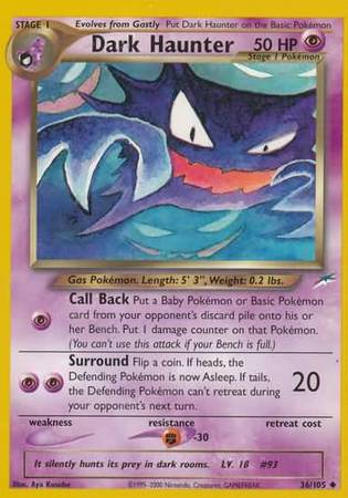 Dark Haunter (36/105) [Neo Destiny Unlimited] | Silver Goblin