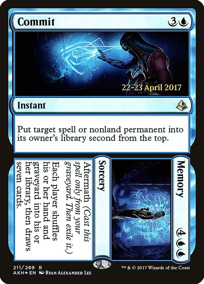 Commit // Memory [Amonkhet Prerelease Promos] | Silver Goblin