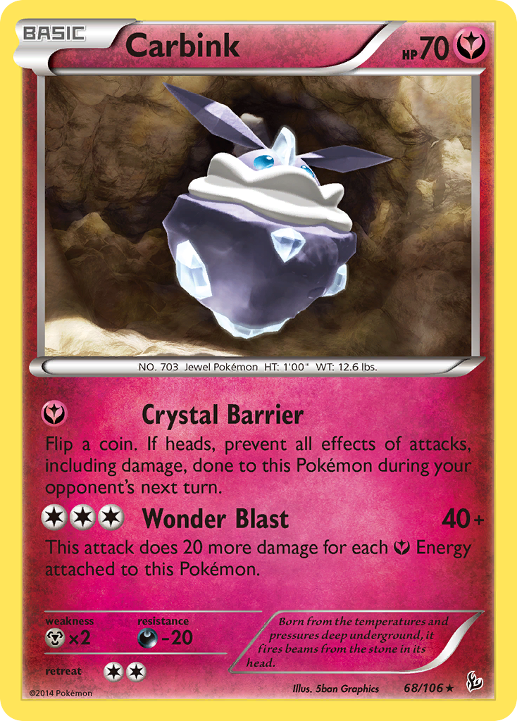 Carbink (68/106) [XY: Flashfire] | Silver Goblin