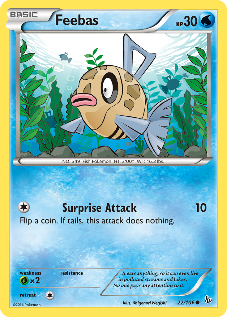 Feebas (22/106) [XY: Flashfire] | Silver Goblin