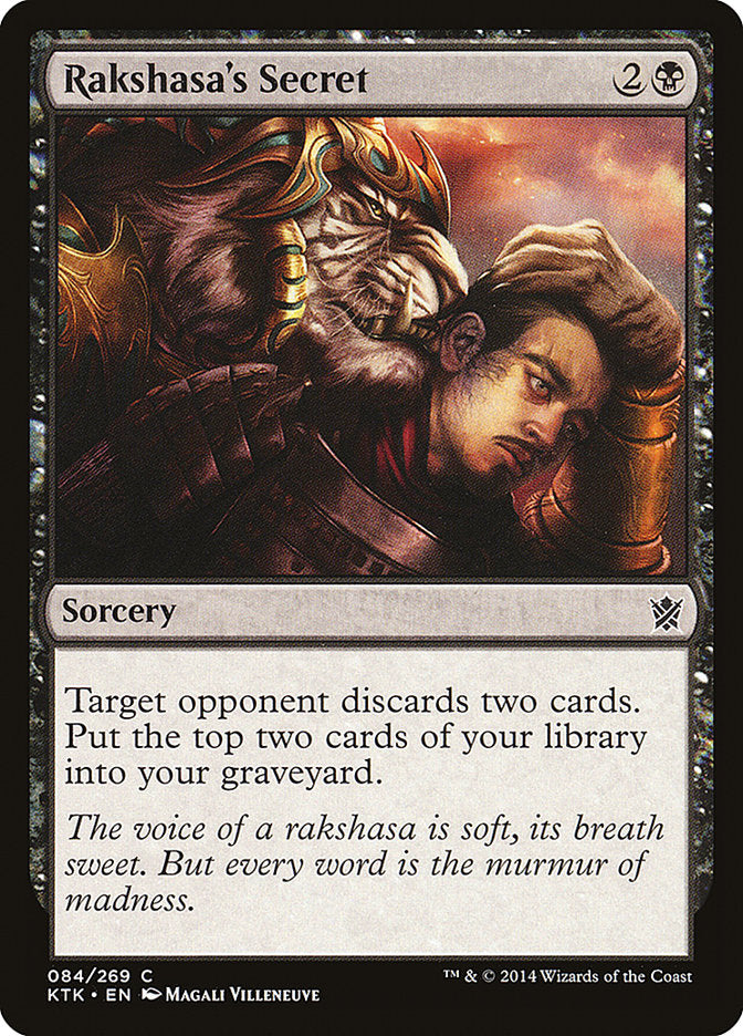 Rakshasa's Secret [Khans of Tarkir] | Silver Goblin