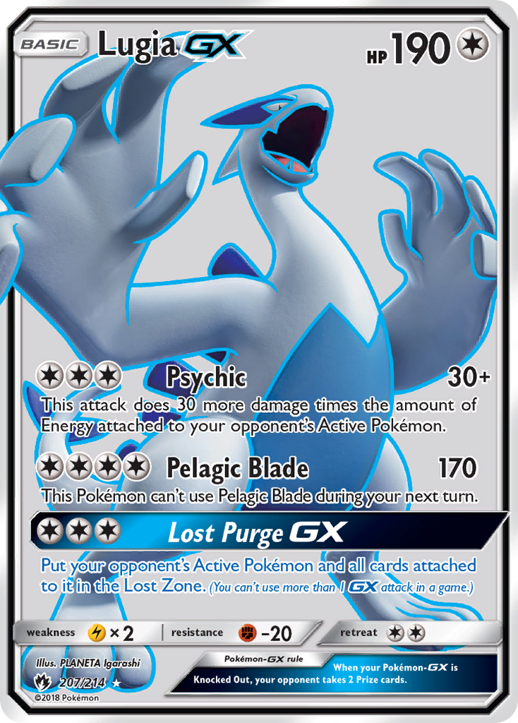 Lugia GX (207/214) [Sun & Moon: Lost Thunder] | Silver Goblin