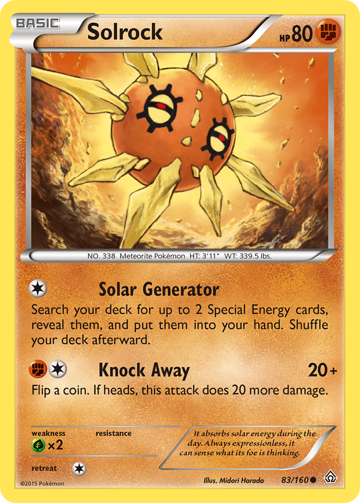 Solrock (83/160) [XY: Primal Clash] | Silver Goblin