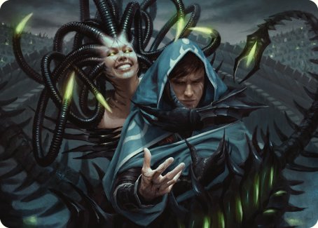 Phyrexian Arena Art Card [Phyrexia: All Will Be One Art Series] | Silver Goblin