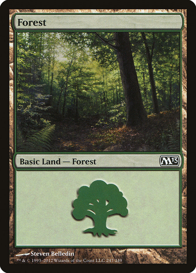 Forest (247) [Magic 2013] | Silver Goblin