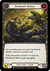 Breakneck Battery (Yellow) [U-WTR012] (Welcome to Rathe Unlimited)  Unlimited Rainbow Foil | Silver Goblin