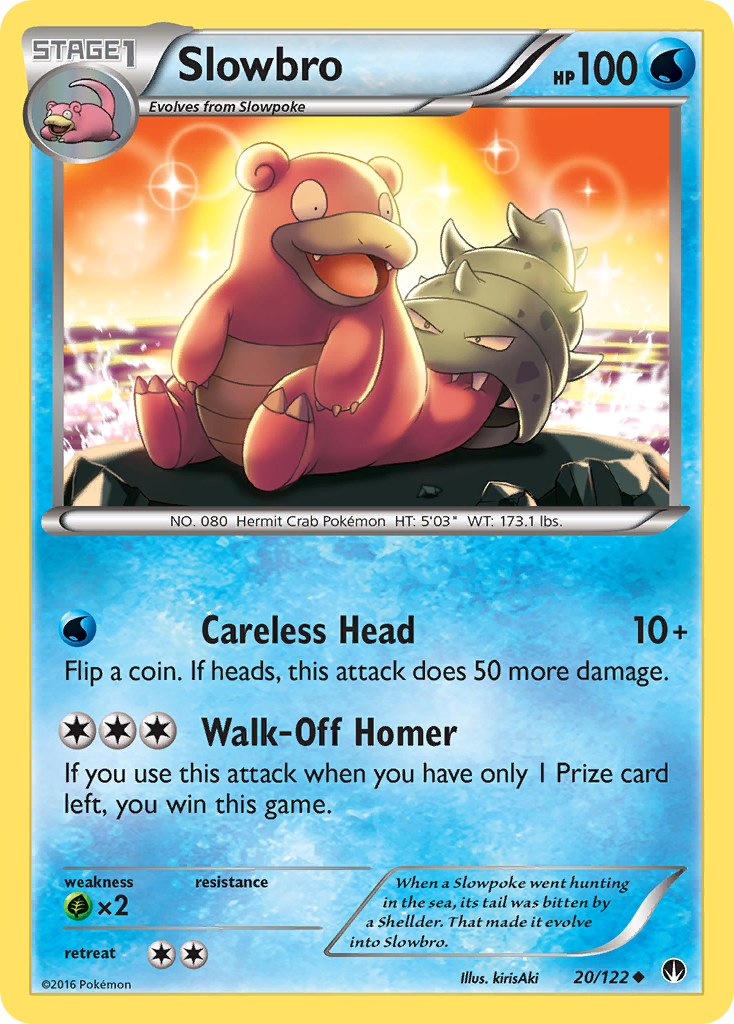 Slowbro (20/122) [XY: BREAKpoint] | Silver Goblin