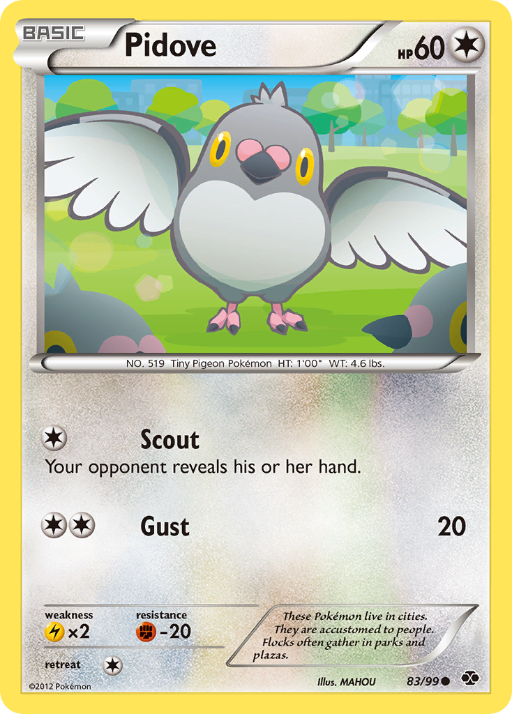 Pidove (83/99) [Black & White: Next Destinies] | Silver Goblin