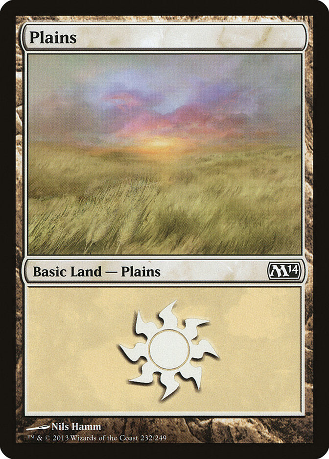 Plains (232) [Magic 2014] | Silver Goblin