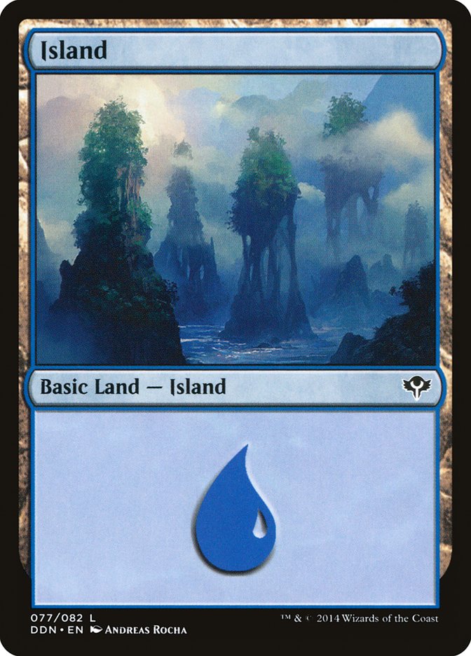 Island (77) [Duel Decks: Speed vs. Cunning] | Silver Goblin