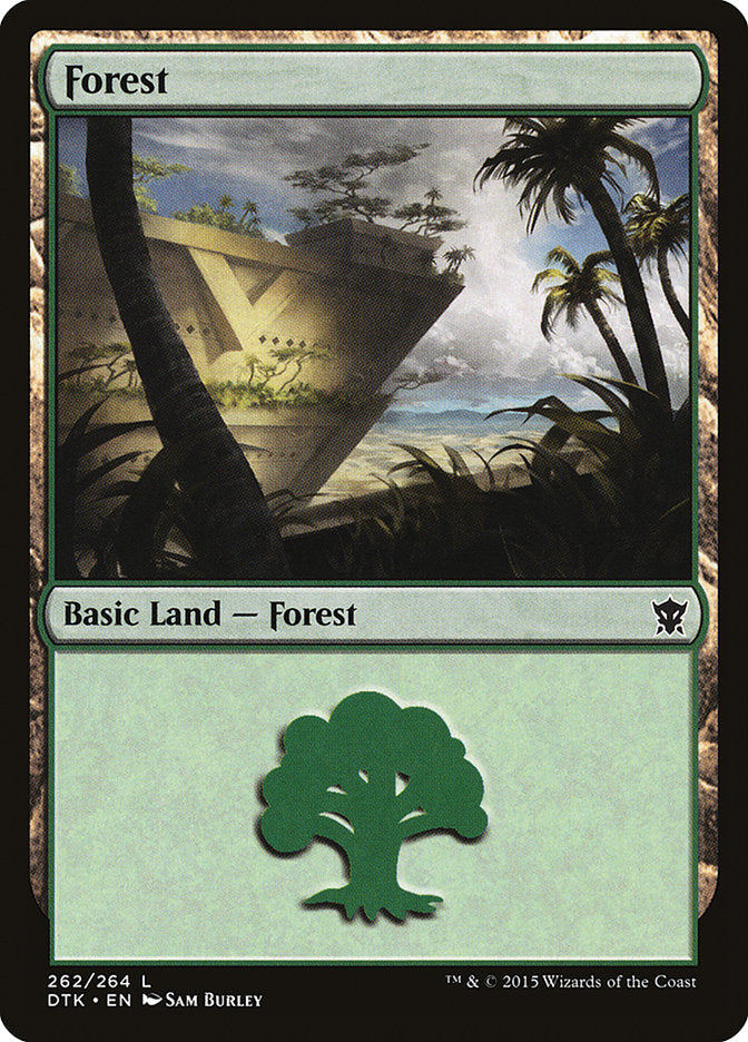 Forest (262) [Dragons of Tarkir] | Silver Goblin