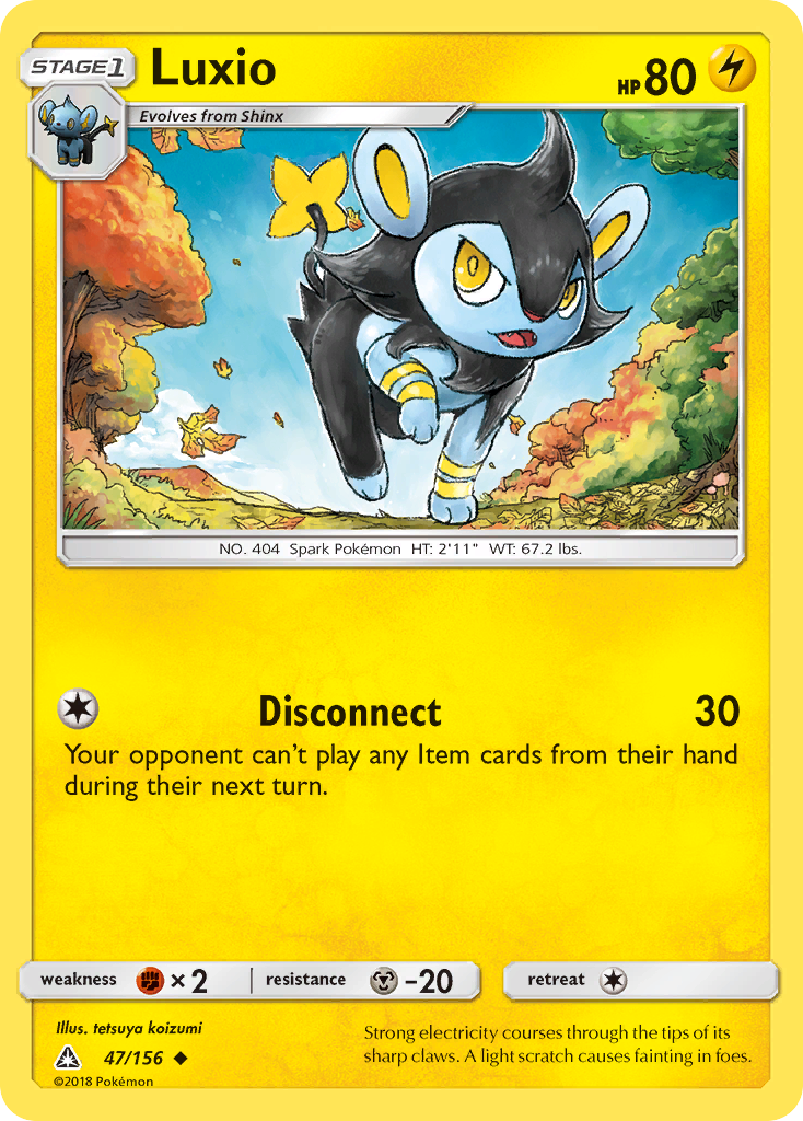 Luxio (47/156) [Sun & Moon: Ultra Prism] | Silver Goblin