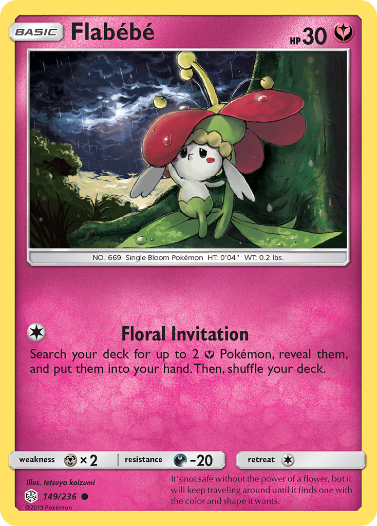 Flabebe (149/236) [Sun & Moon: Cosmic Eclipse] | Silver Goblin