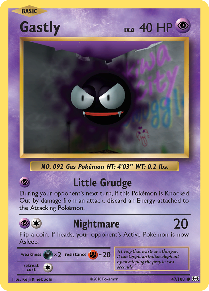 Gastly (47/108) [XY: Evolutions] | Silver Goblin