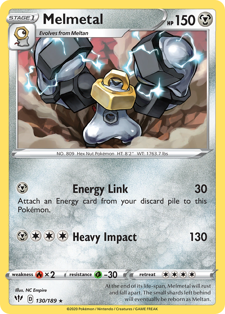 Melmetal (130/189) [Sword & Shield: Darkness Ablaze] | Silver Goblin