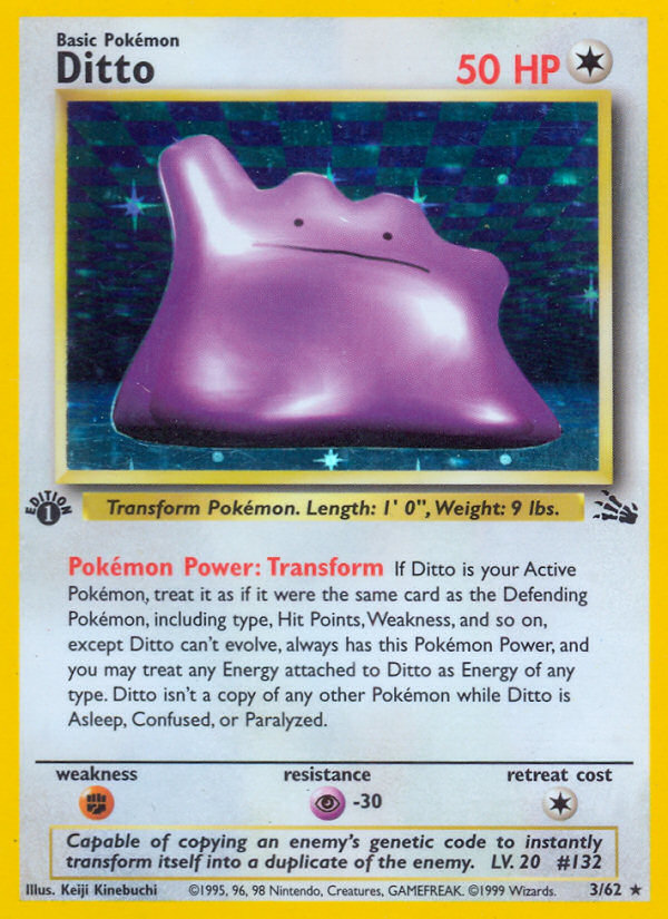 Ditto (3/62) [Fossil 1st Edition] | Silver Goblin