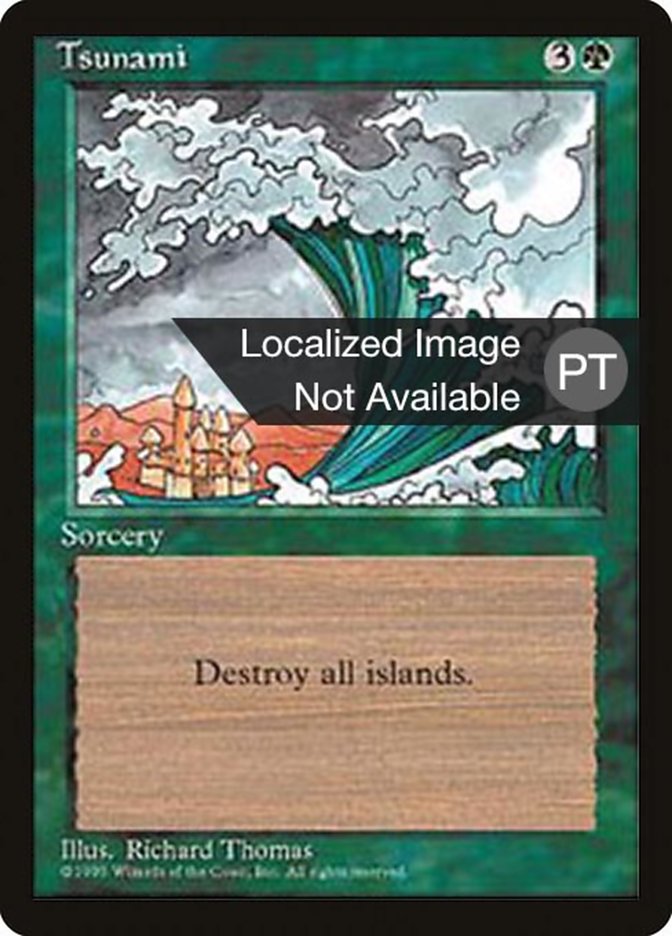 Tsunami [Fourth Edition (Foreign Black Border)] | Silver Goblin