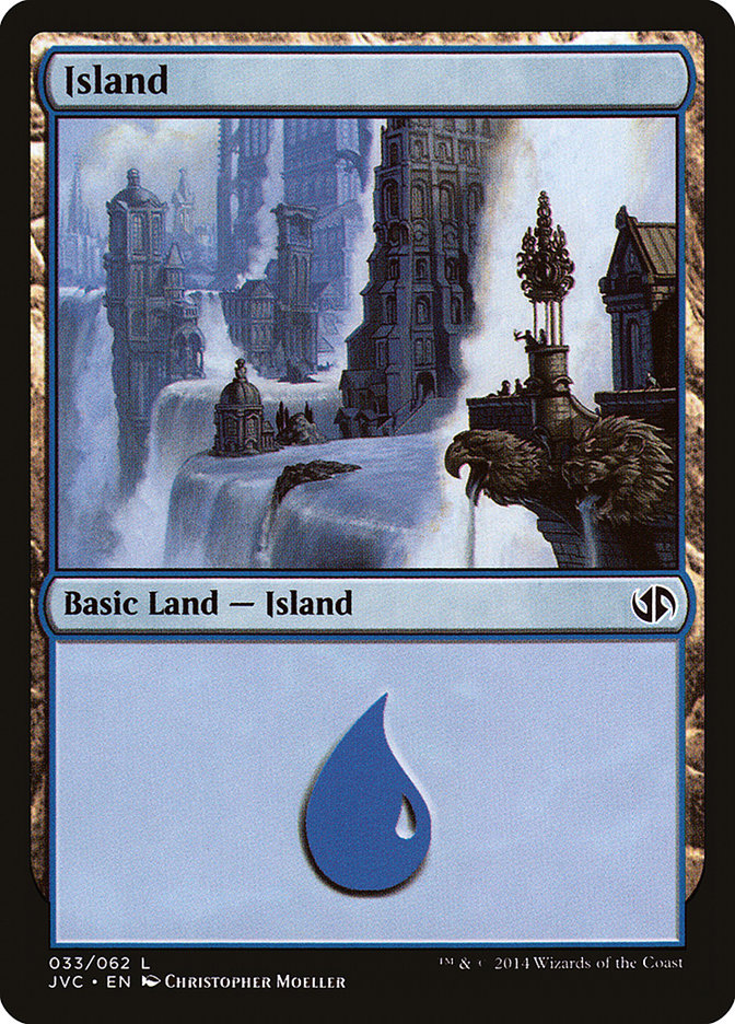 Island (33) [Duel Decks Anthology] | Silver Goblin